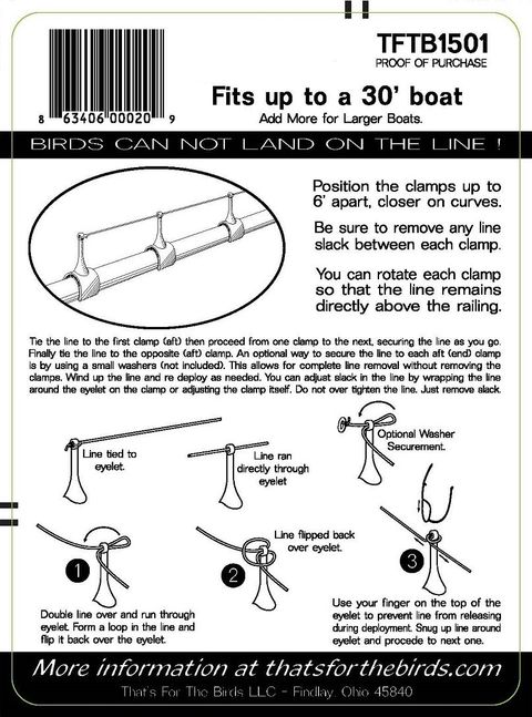 1501 Product Instructions